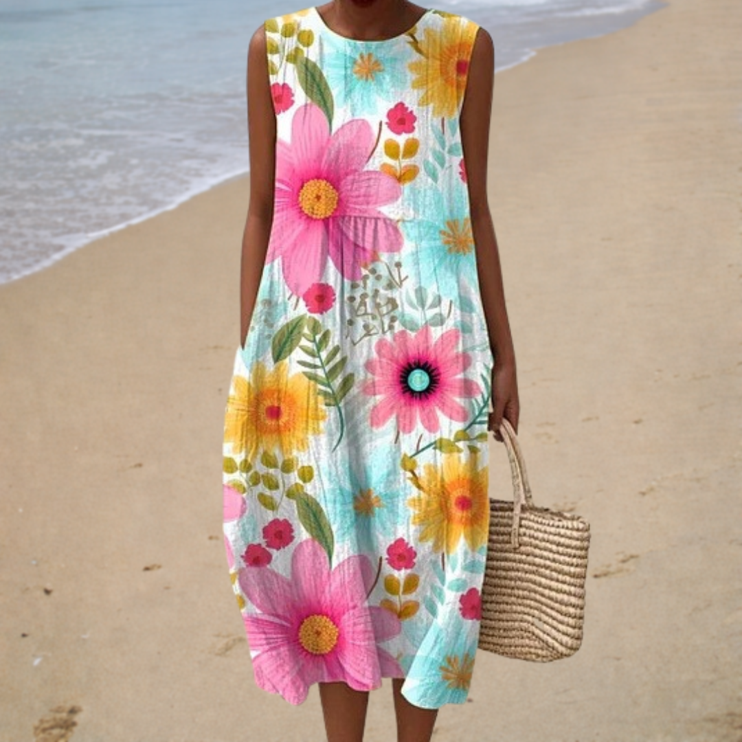 Adélaïde | Vestido Midi Floral