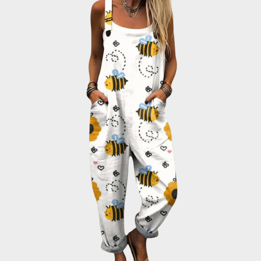 Cómoda Pantalón de Tirantes Impreso