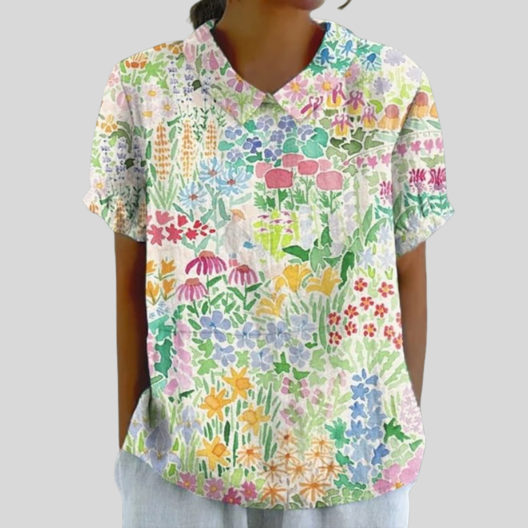 Solène | Blusa Jardín Colorido