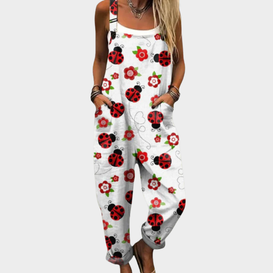 Cómoda mono con estampado