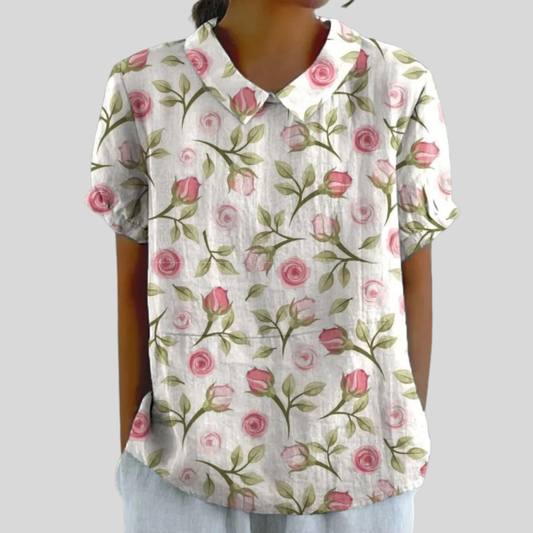 Élodie | Blusa Rosas Delicadas