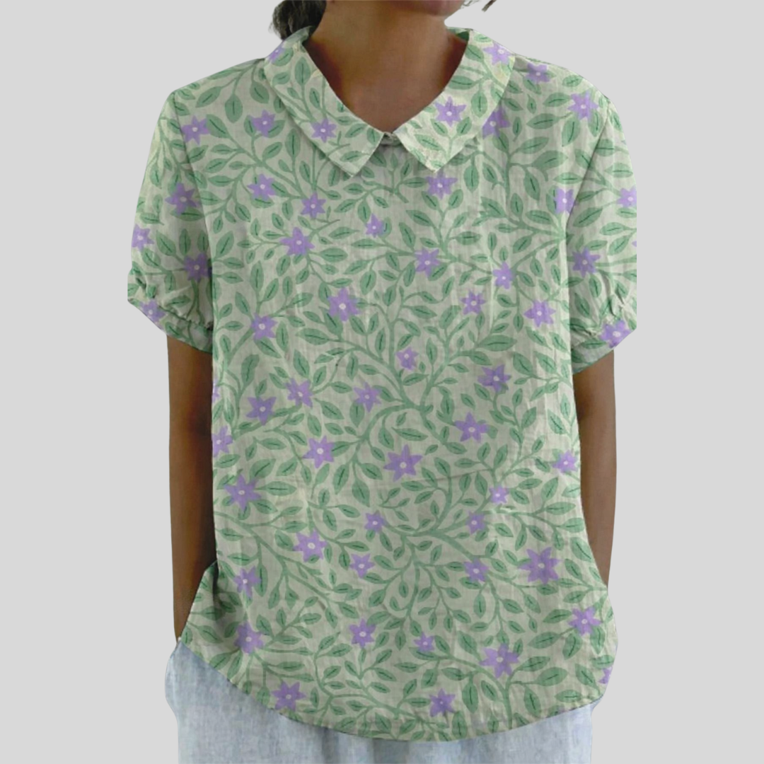 Lucienne | Blusa Hoja Floral
