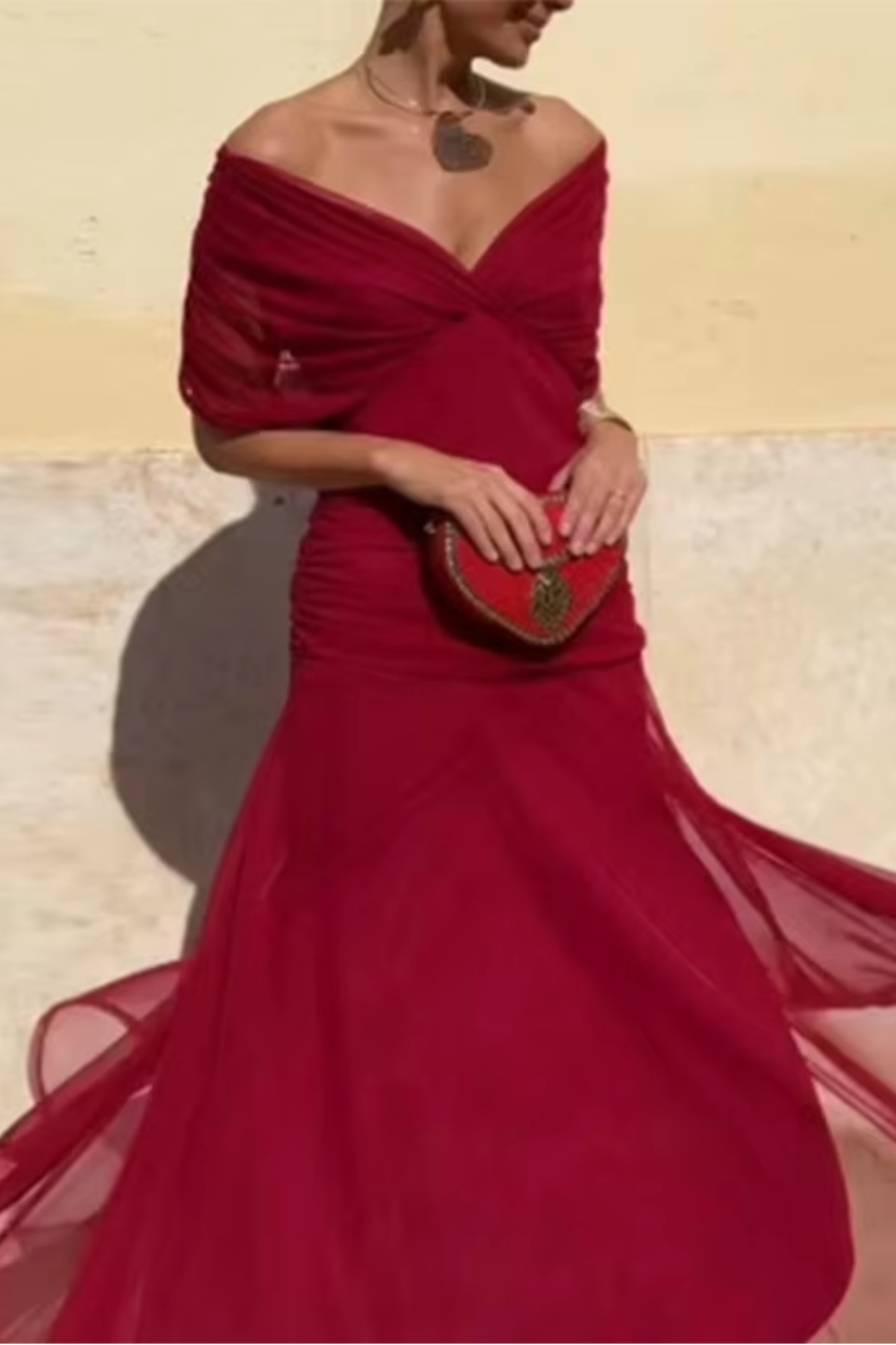Lady™ - Vestido envolvente con corte drapeado