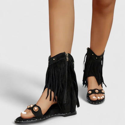 Eira | Sandalias Ortopédicas Con Flecos