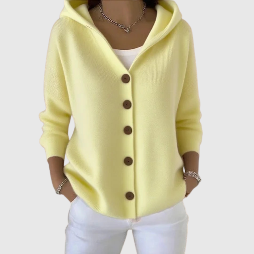 Ophélie | Cárdigan con Capucha Casual