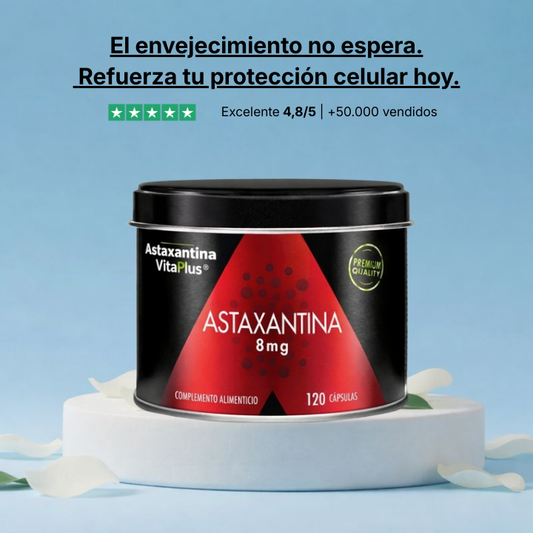 Astaxantina VitaPlus® – Defensa Antioxidante Celular