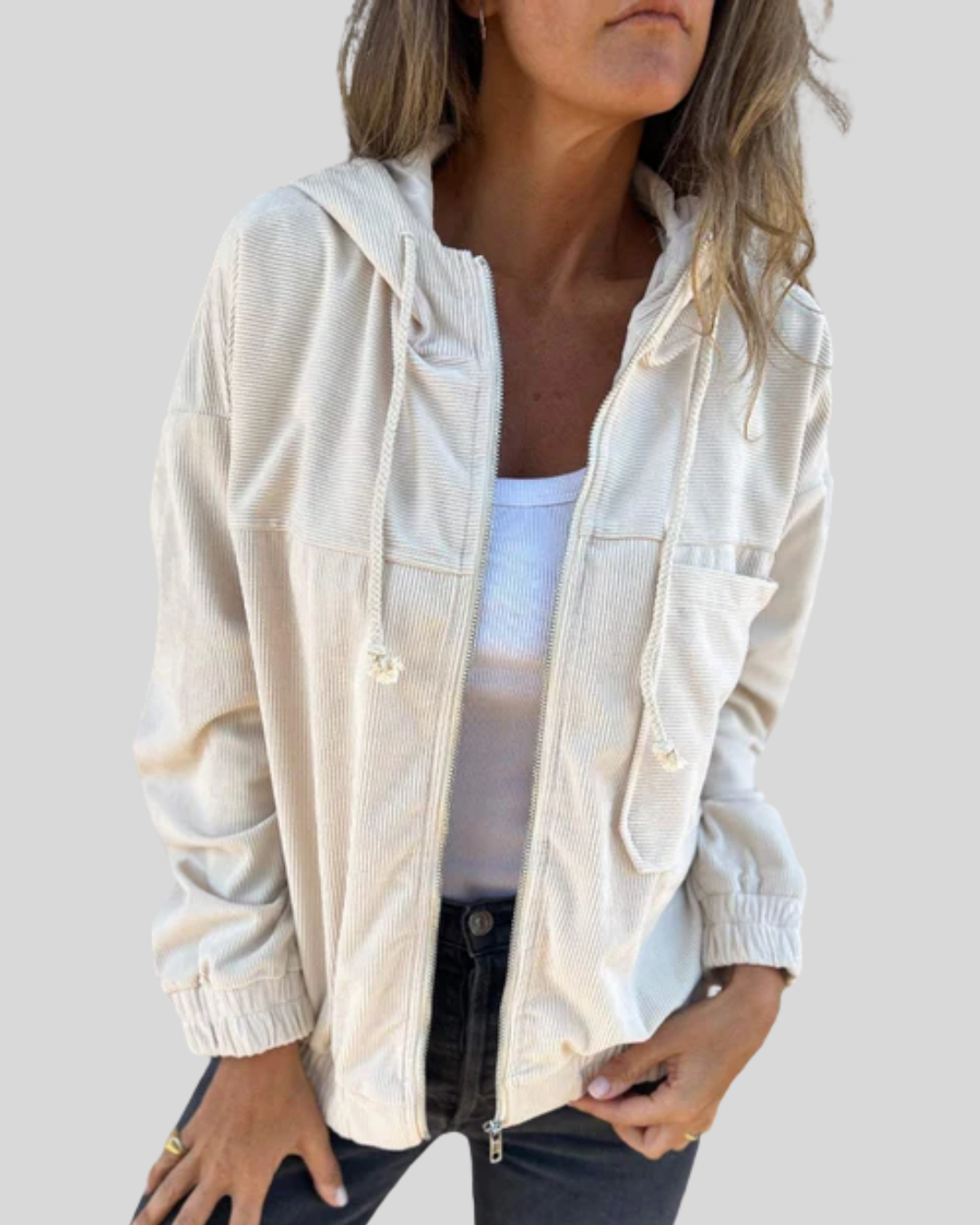 Manon | Chaqueta con Cremallera Casual