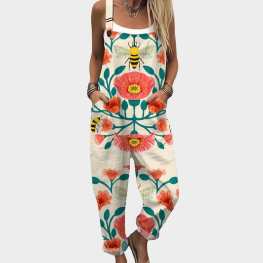 Cómoda Pantalón de Tirantes Impreso