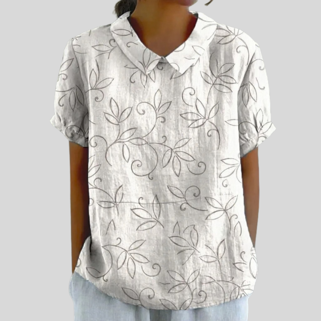 Édith | Blusa Hoja Minimalista