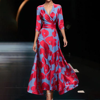 Sanne™ - Vestido cómodo con mangas tres cuartos