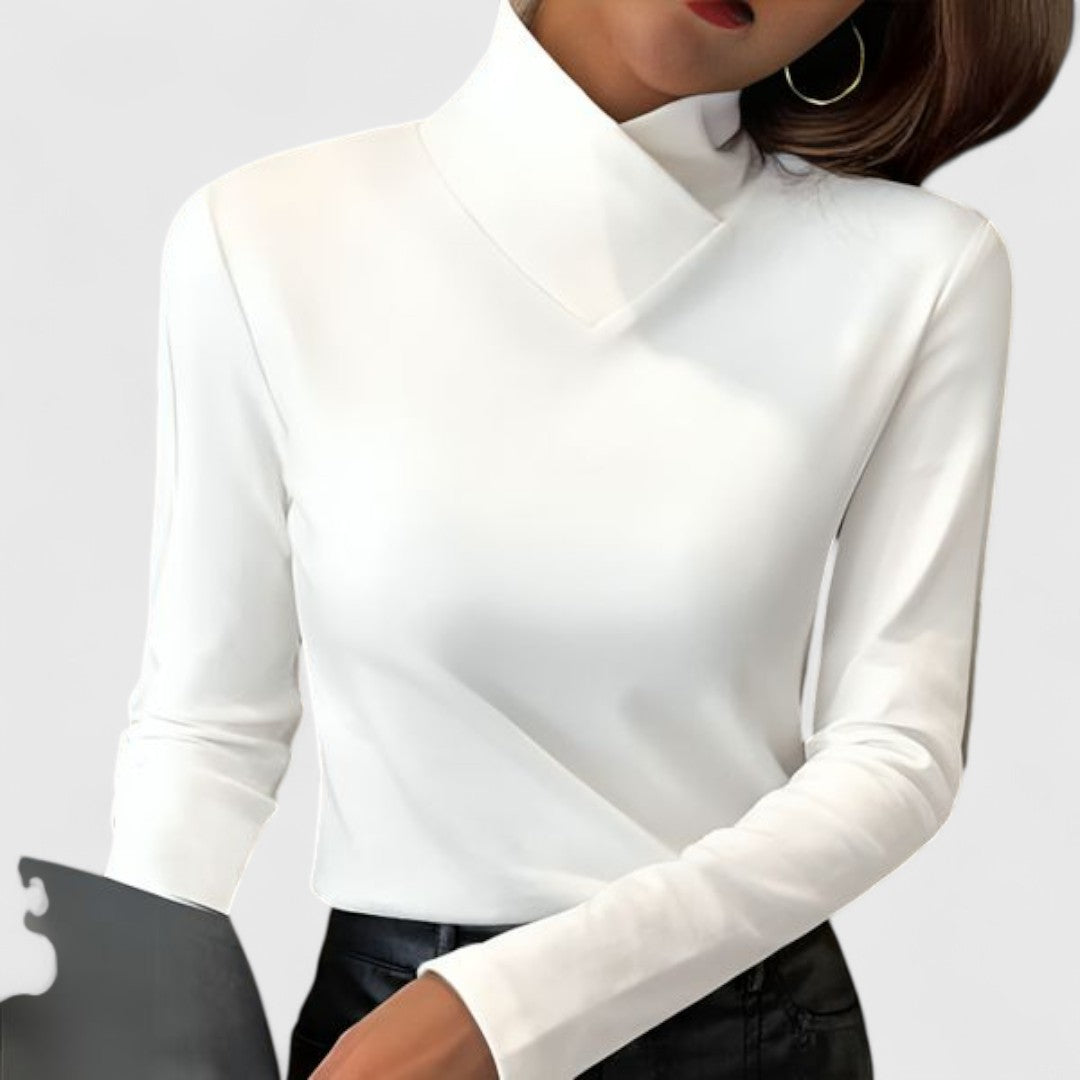 Clair | Top de Cuello Cruzado Elegante