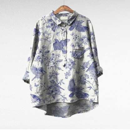 Séraphine | Blusa Floral Artística