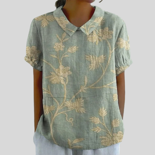 Célestine | Blusa Bordado Vegetal