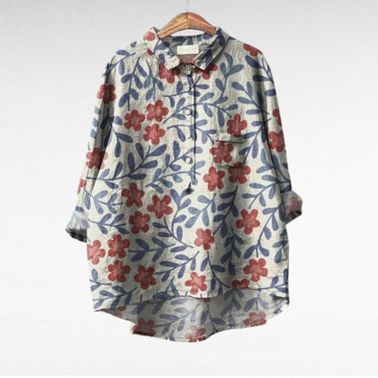 Séraphine | Blusa Floral Artística