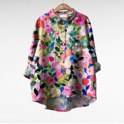 Séraphine | Blusa Floral Artística