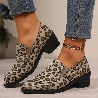 Savina | Mocasines Leopardo Confort