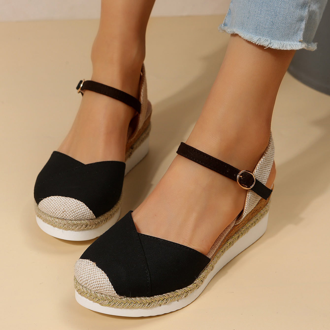 Pratibha | Wygodne sandały na platformie