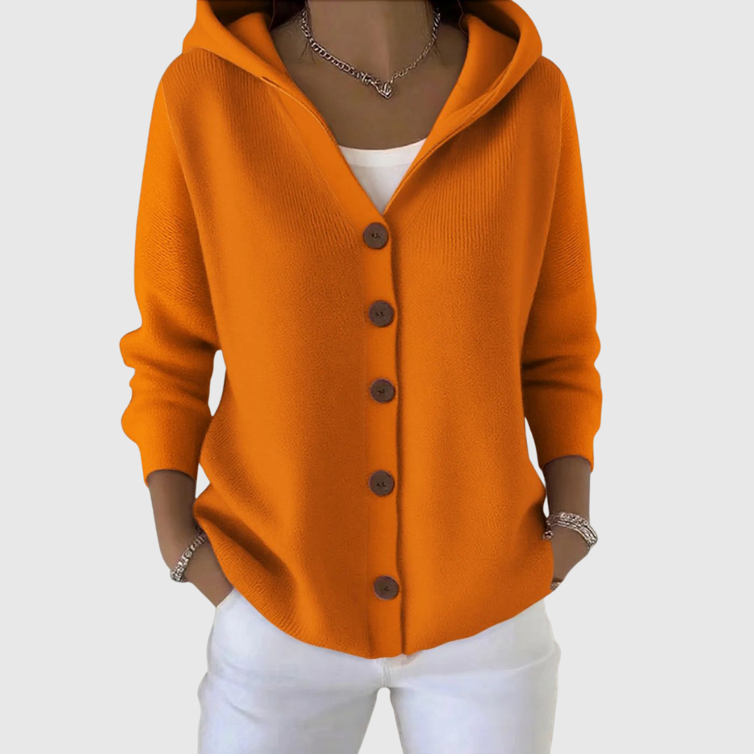 Ophélie | Cárdigan con Capucha Casual