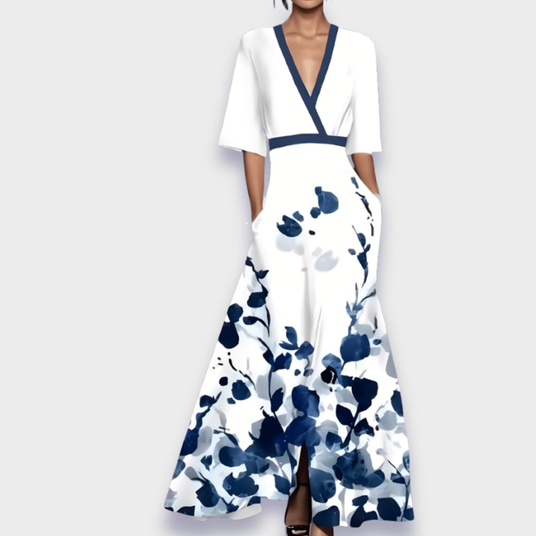 Sanne™ - Vestido cómodo con mangas tres cuartos