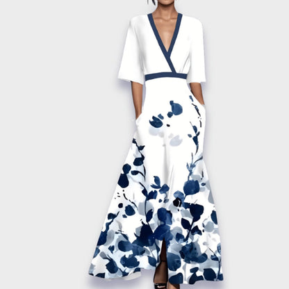 Sanne™ - Vestido cómodo con mangas tres cuartos