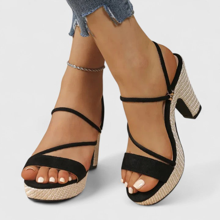 Océane | Tacones Trenzados