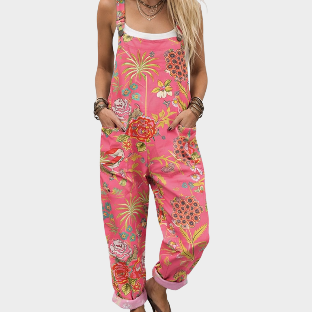 Cómoda Pantalón de Tirantes Impreso