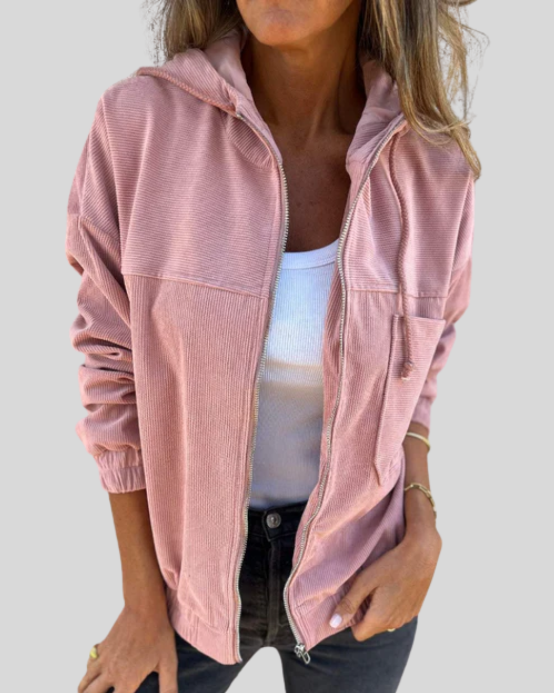Manon | Chaqueta con Cremallera Casual