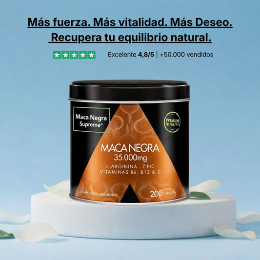 Maca Negra Supreme® – Equilibrio Hormonal Natural