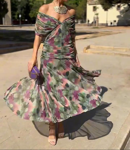 Lady™ - Vestido envolvente con corte drapeado