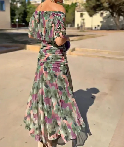 Lady™ - Vestido envolvente con corte drapeado