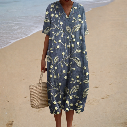Élora | Vestido Midi Bohemio