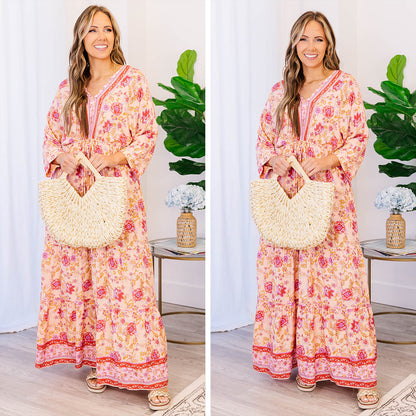 Llévame Al Resort Vestido, Rosa