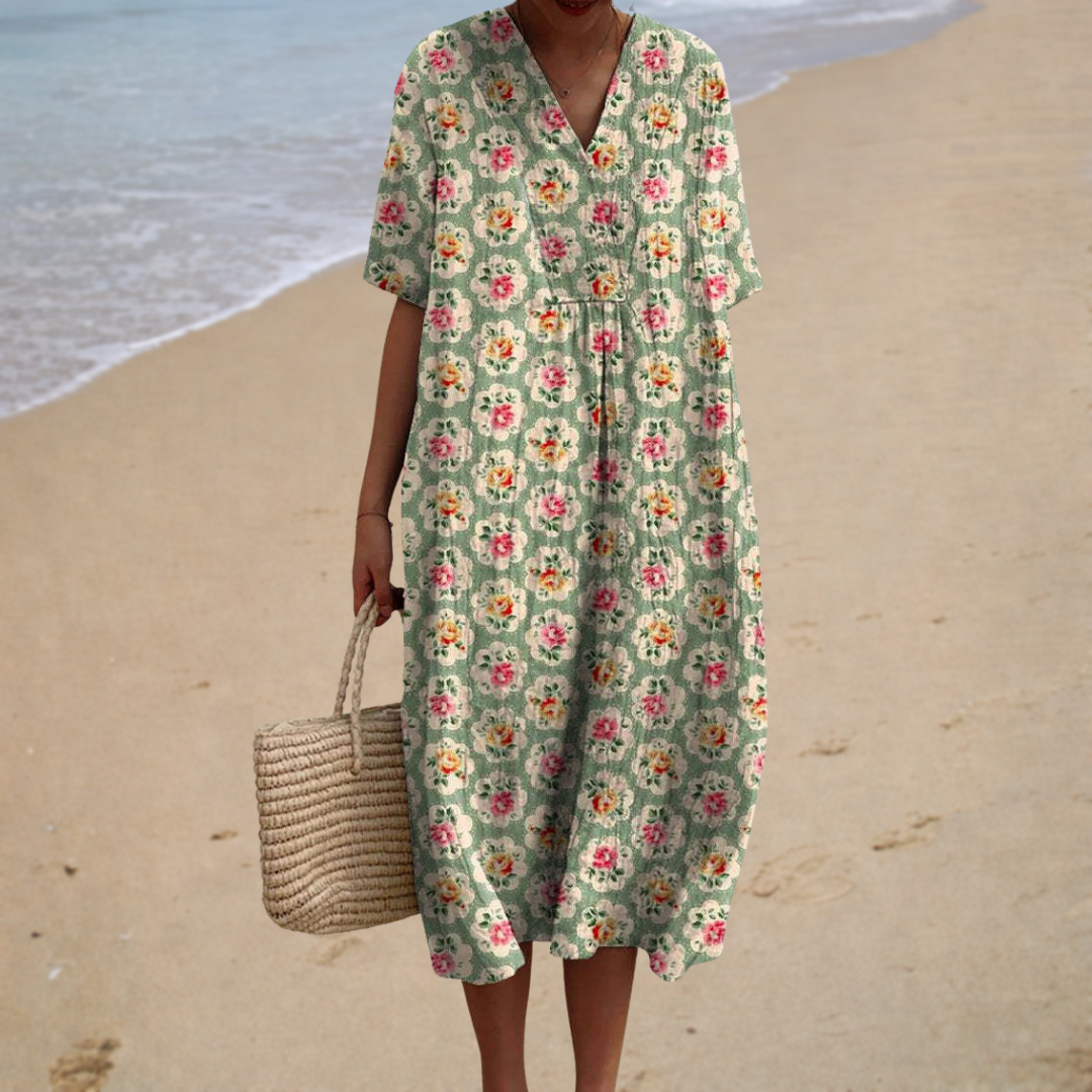 Joséphine | Vestido Floral Retro