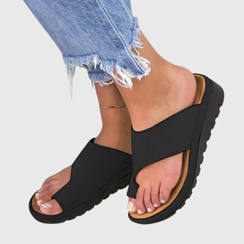 Juliette | Mules Ortopédicas Minimalistas Plataforma