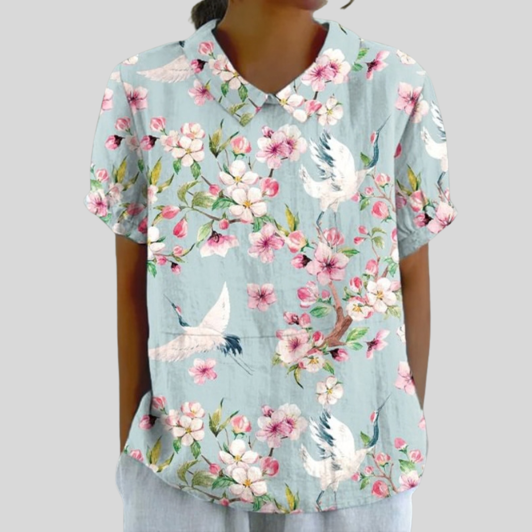 Élina | Blusa Floral Graciosa