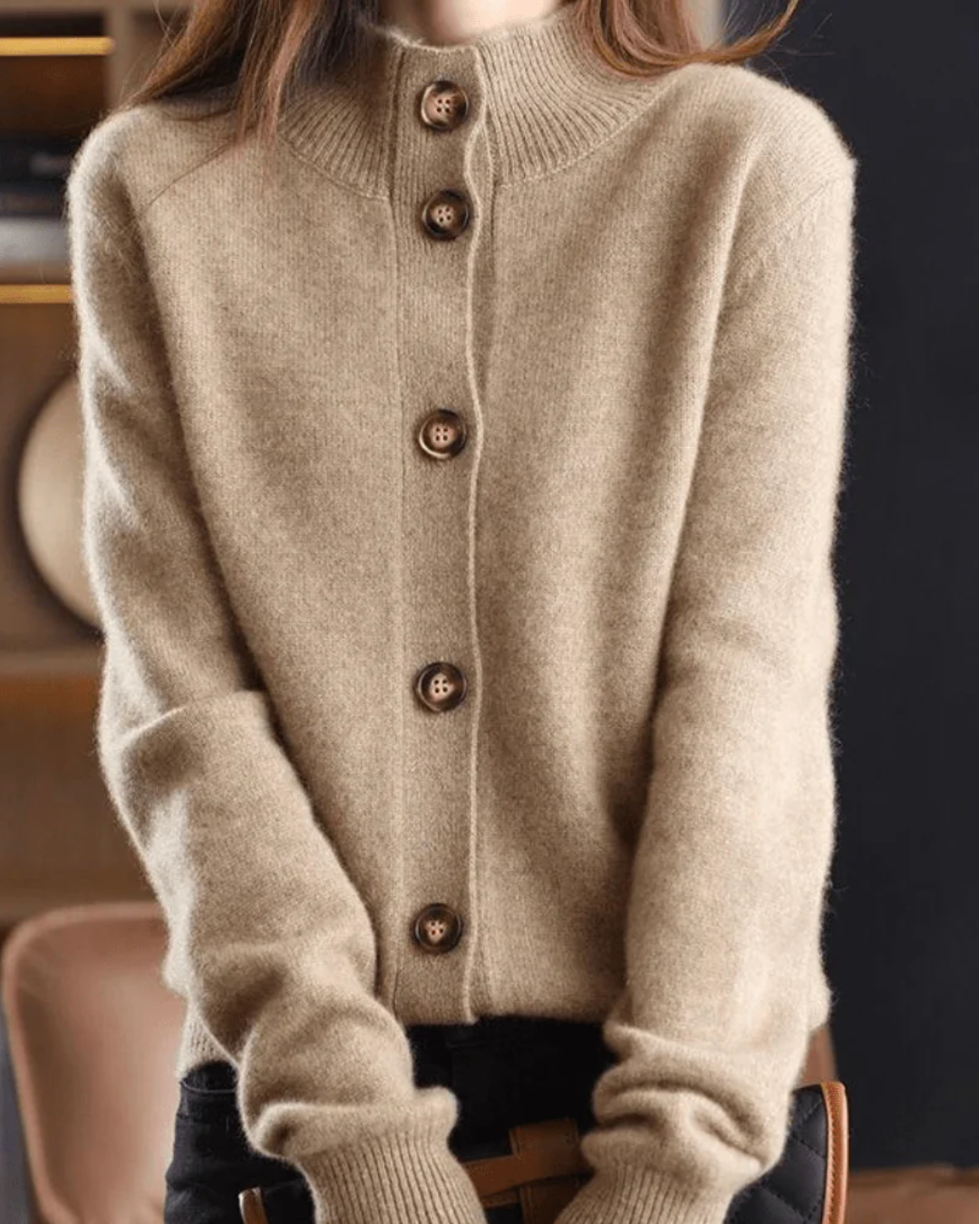 Adèle | Cardigan Botón Chic