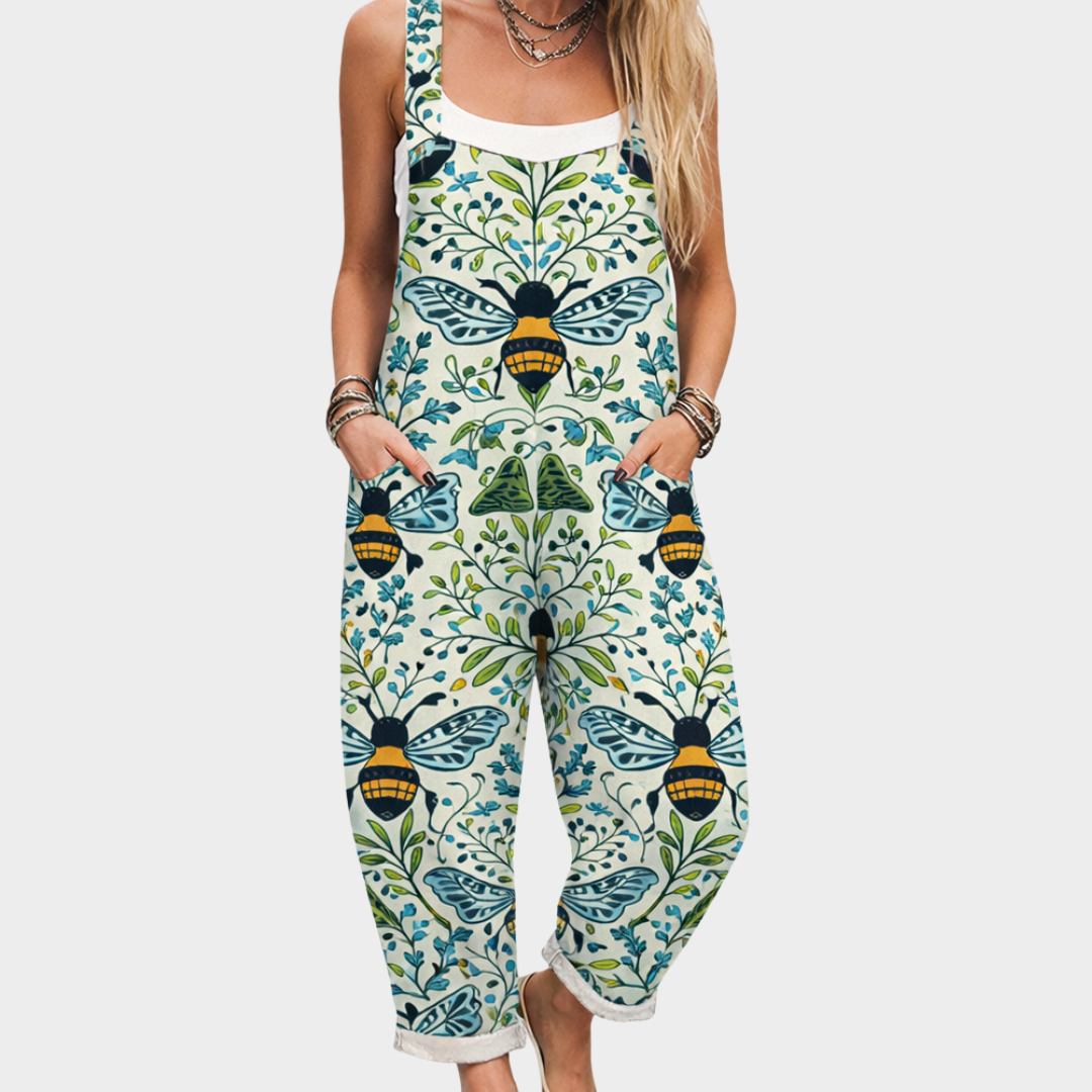 Pantalones de Tirantes Impresos y Cómodos
