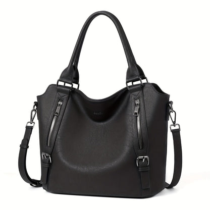 Laurine | Bolso Tote Elegante Multi-Cremalleras