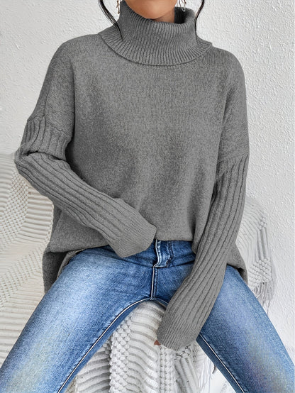 Gabrielle | Suéter de Cuello Alto Amplio