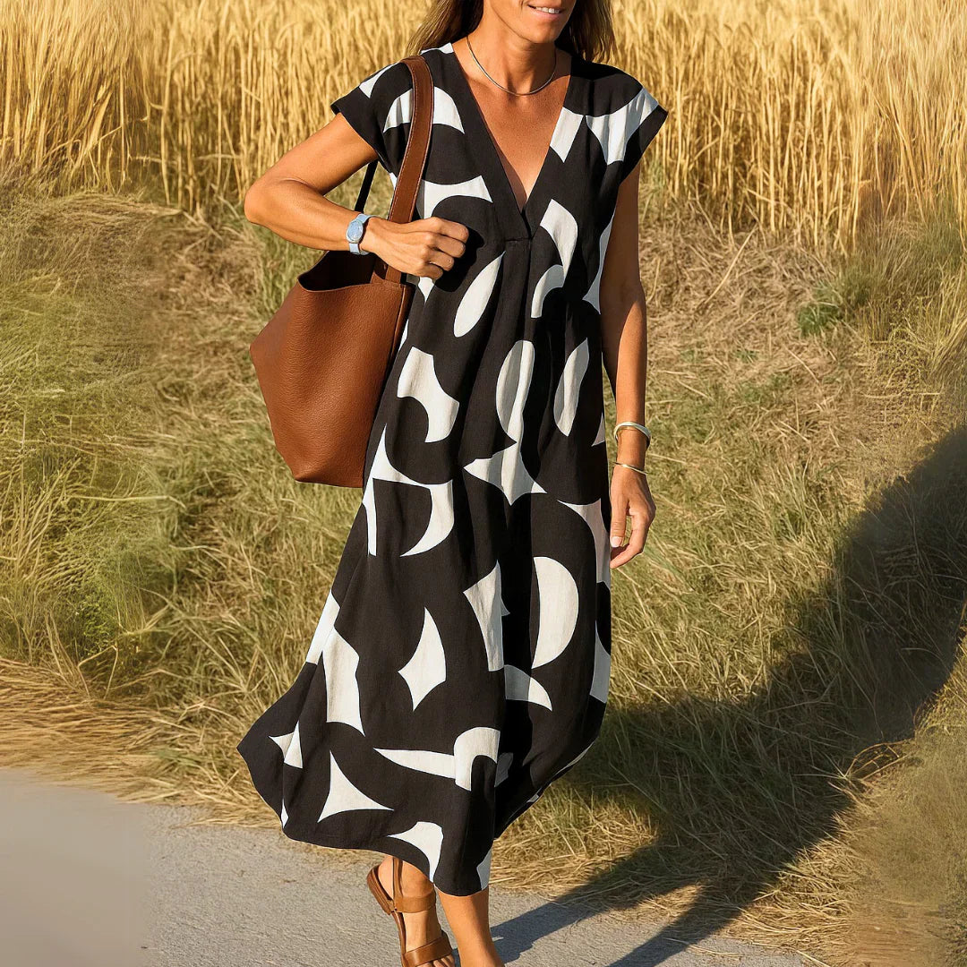 Ésméria | Vestido Gráfico Riviera