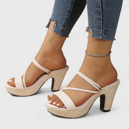 Océane | Tacones Trenzados