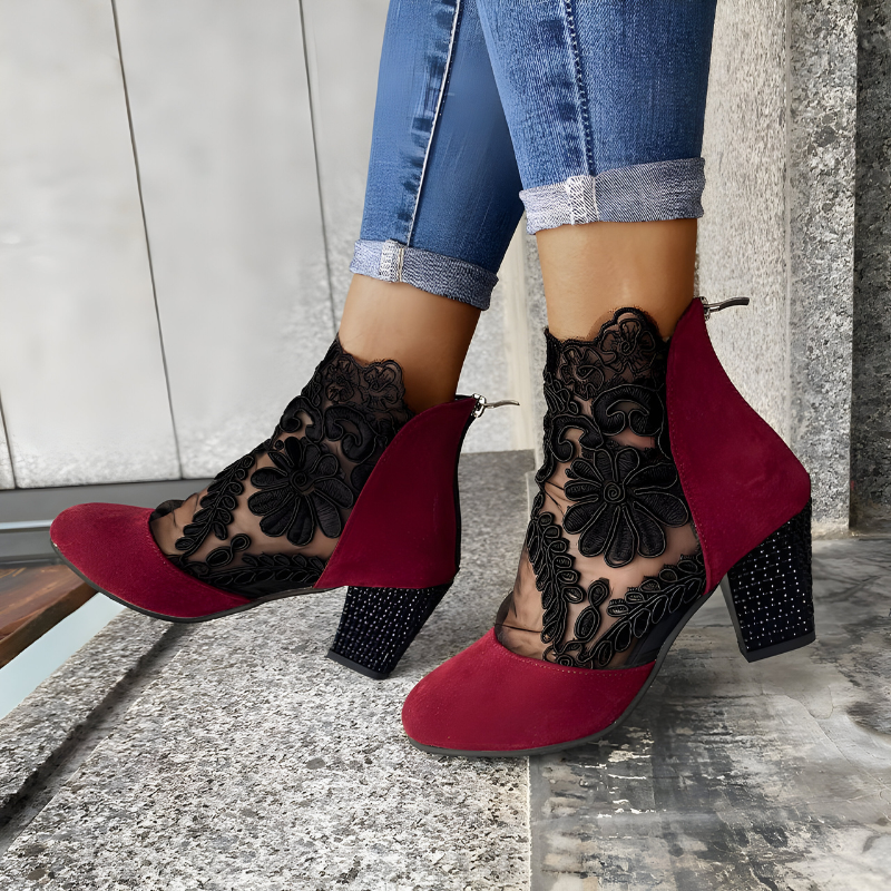 Isabelle | Tacones Encaje