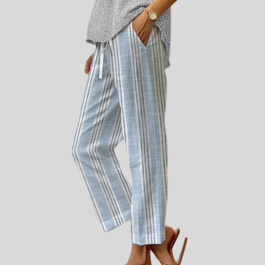 Chloé | Pantalón Rayado Casual