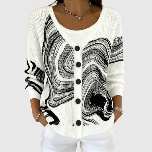 Isolde | Cardigan Marbré Chic