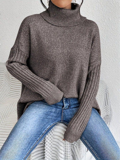 Gabrielle | Suéter de Cuello Alto Amplio