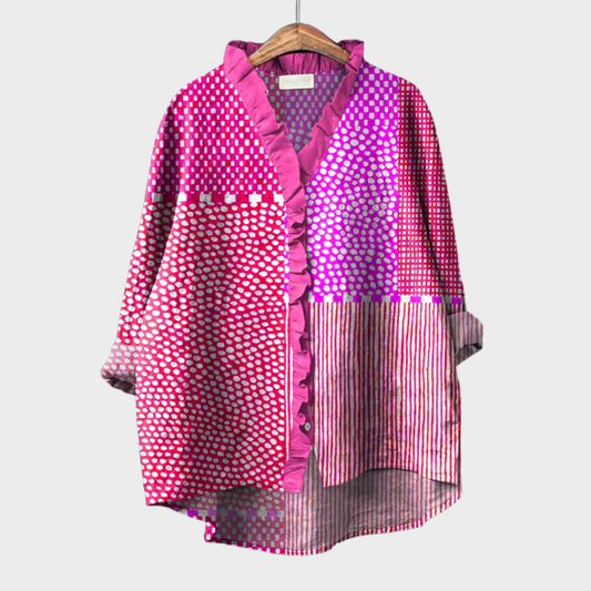 Cassandra | Blusa Gráfica Vibrante