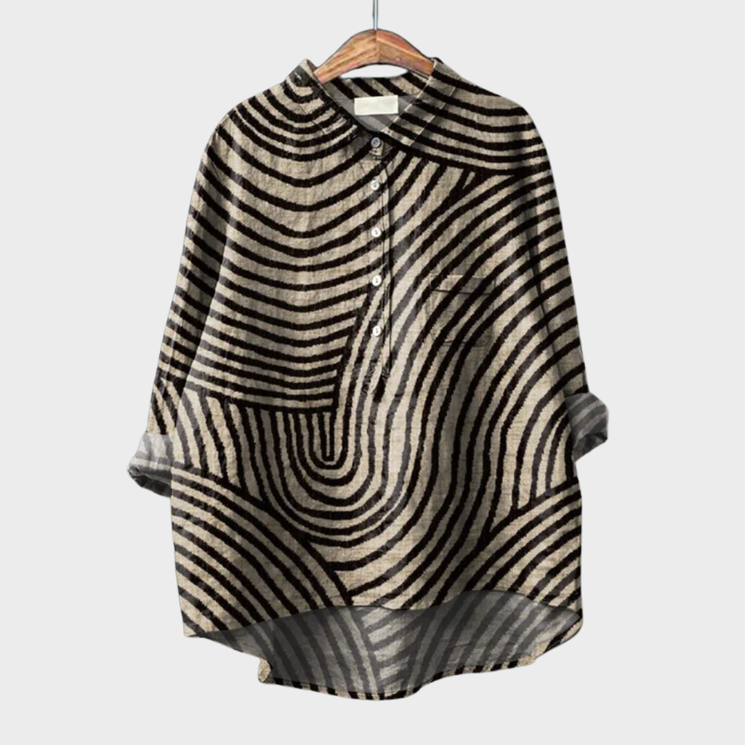 Jacinthe | Blusa Gráfica Moderna