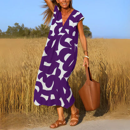 Ésméria | Vestido Gráfico Riviera