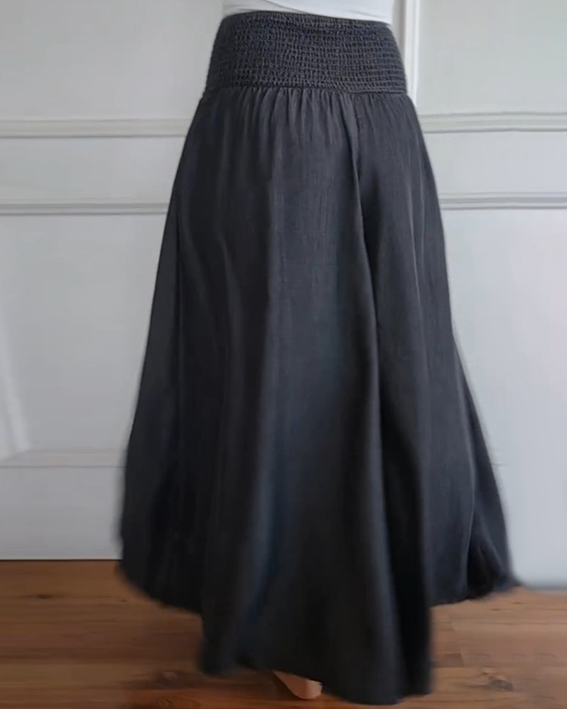 Delphine | Pantalón Ancho Fluido Romántico