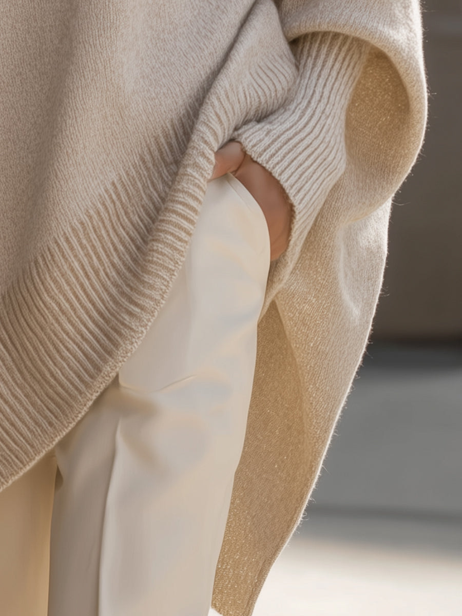 Cindy | Pull Poncho Elegante